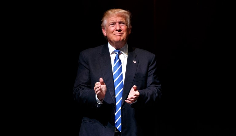 President Trump seems more like a crooner or sports star with a huge, slavish retinue; he lashes out much more at personal slights than at political enemies; and his hunger seems less for political power than praise. (AP Photo/Evan Vucci)