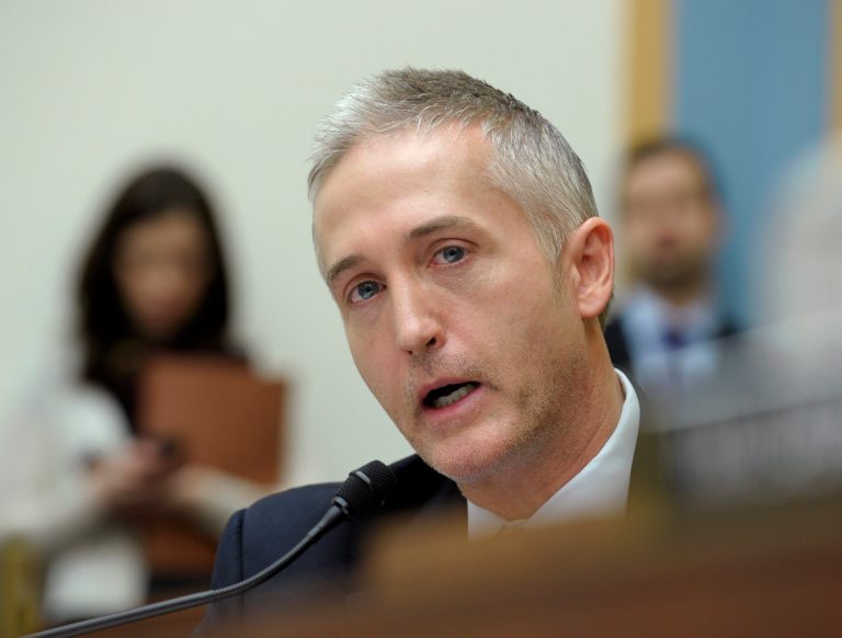 Rep. Trey Gowdy, R-S.C., gives opening remarks on Capitol Hill in Washington, Tuesday, Feb. 5, 2013. (AP Photo/Susan Walsh)