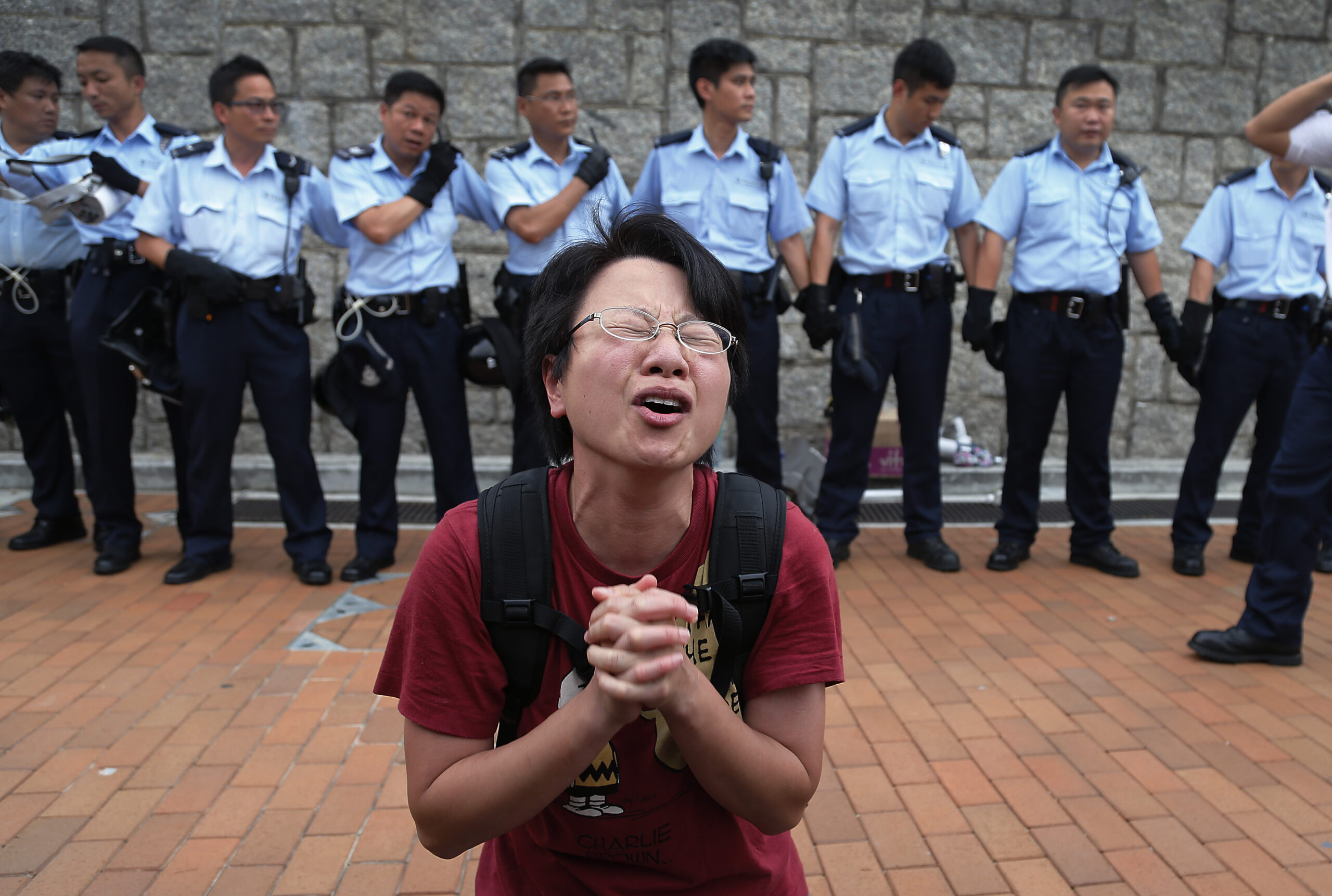 Texting apps required gear for Hong Kong protests