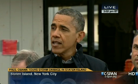 Obama to insurance companies: ‘Show some heart’ after Hurricane Sandy