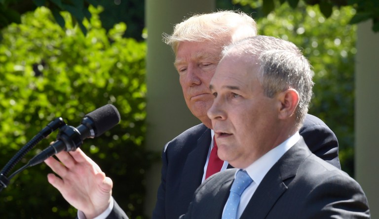A letter from 16 professional groups asked the EPA Administrator for a meeting to discuss establishing a red team-blue team to challenge climate change assumptions. (AP Photo/Susan Walsh, File)