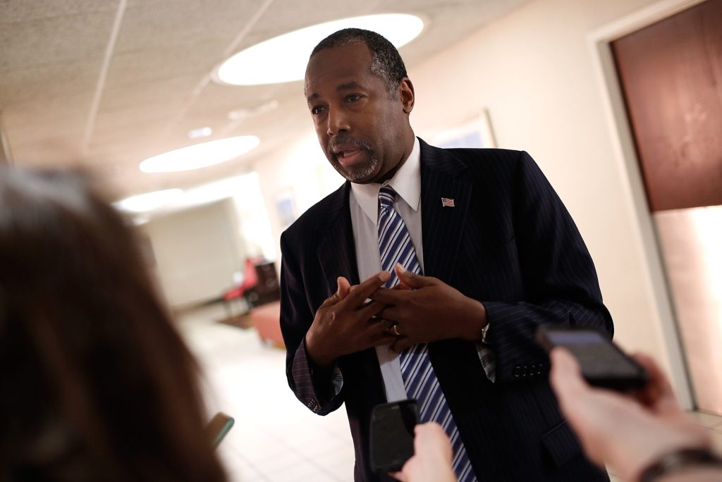 Carson calls Trump’s comments ‘distracting’