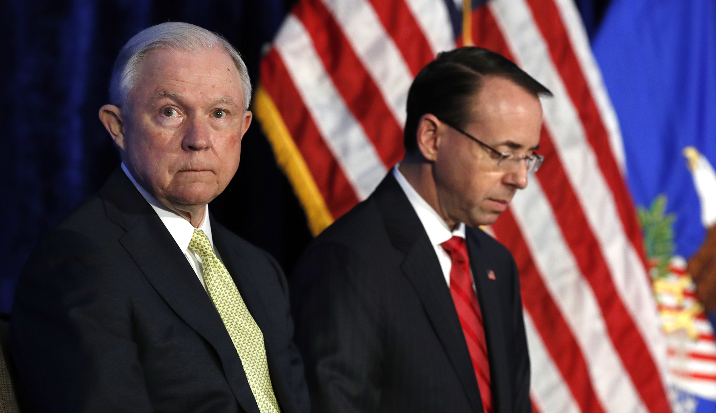 Attorney General Jeff Sessions visits Guantanamo Bay with deputy Rod Rosenstein