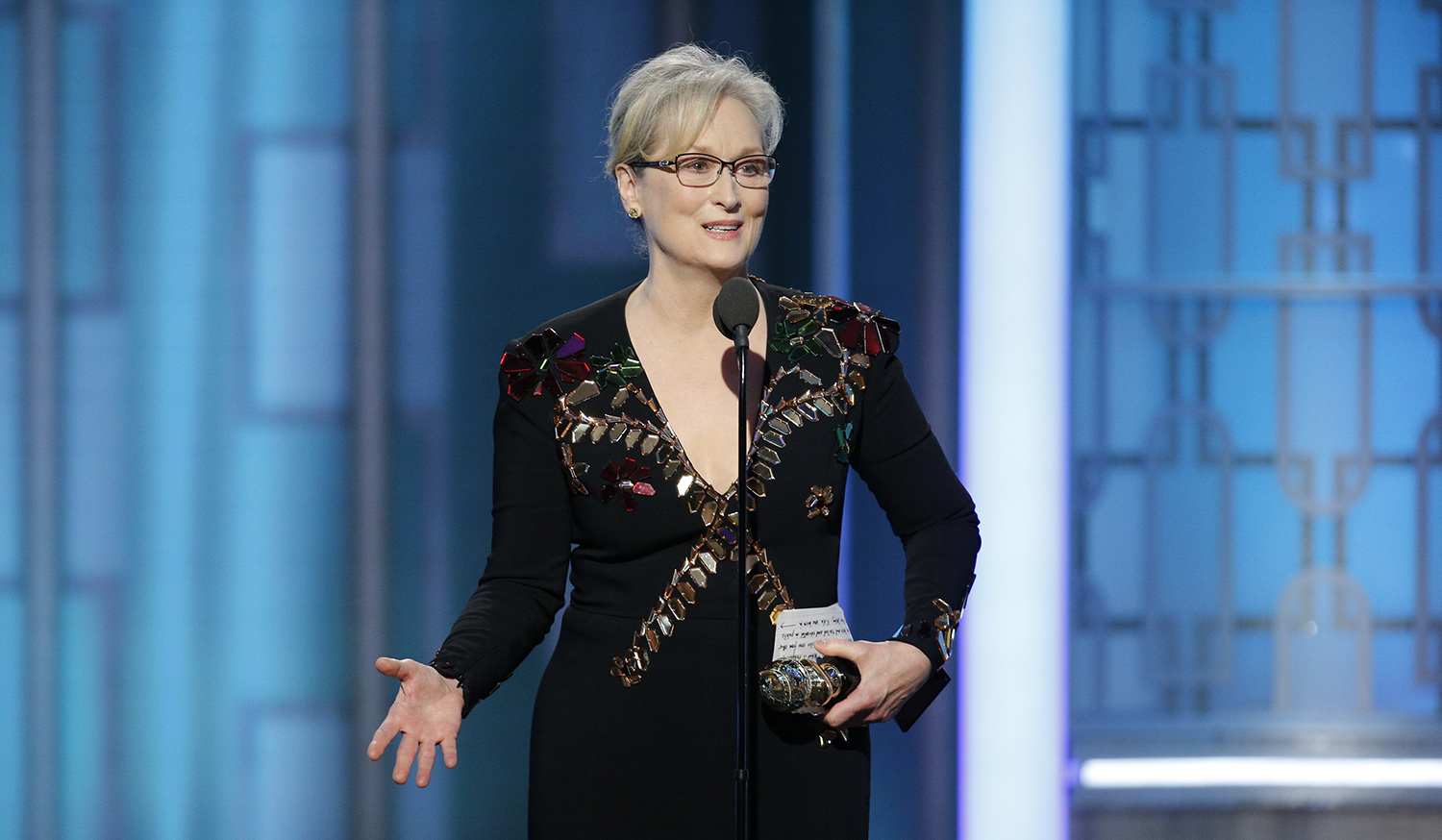 White House defends Meryl Streep’s ‘thoughtful’ anti-Trump speech