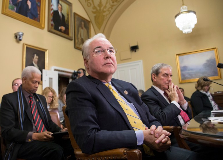 Rep. Tom Price, R-Ga., said earlier in January that the use of reconciliation was still under discussion and that the idea that had the most traction as a candidate for reconciliation was some type of welfare reform along the lines of expanding the successful '90s reform.? (AP Photo/J. Scott Applewhite)