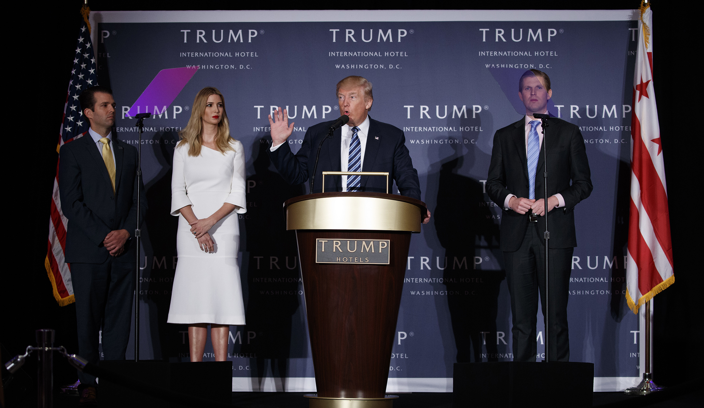 Transition team: No secret clearances sought for Trump’s children