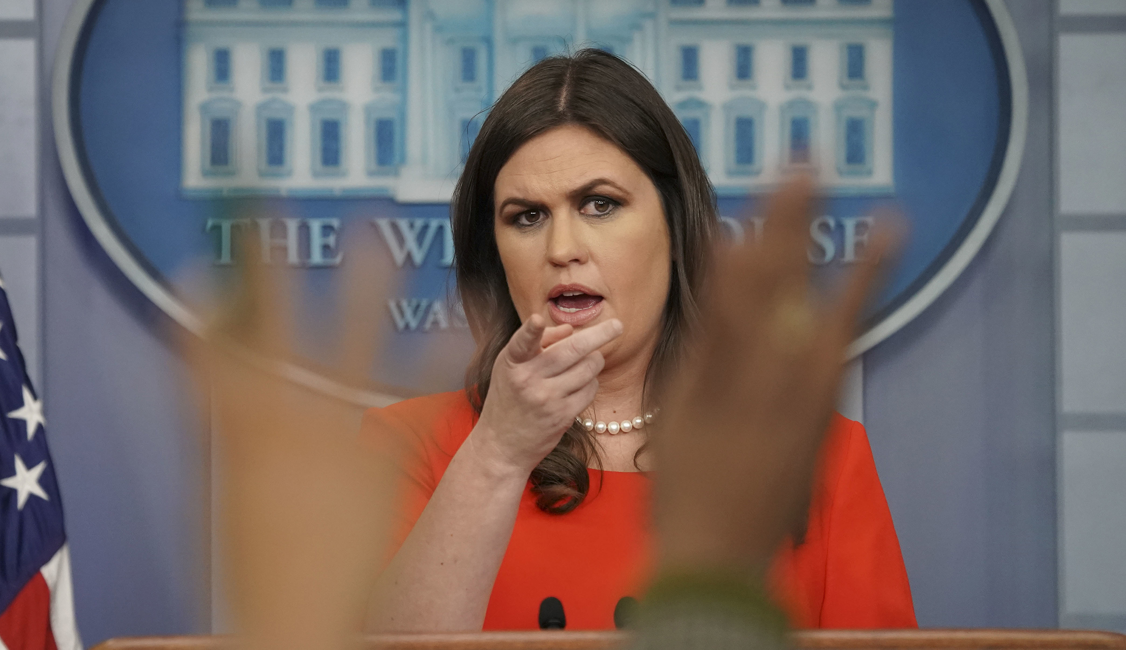 Sarah Sanders: One of Trump’s flaws is having to deal with the press every day