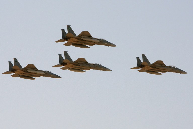 The United States is terminating some sales of military arms to Saudi Arabia over concerns about the killing of civilians in Yemen by a Saudi-led coalition, a senior U.S. official said. (AP Photo/Hassan Ammar, File)