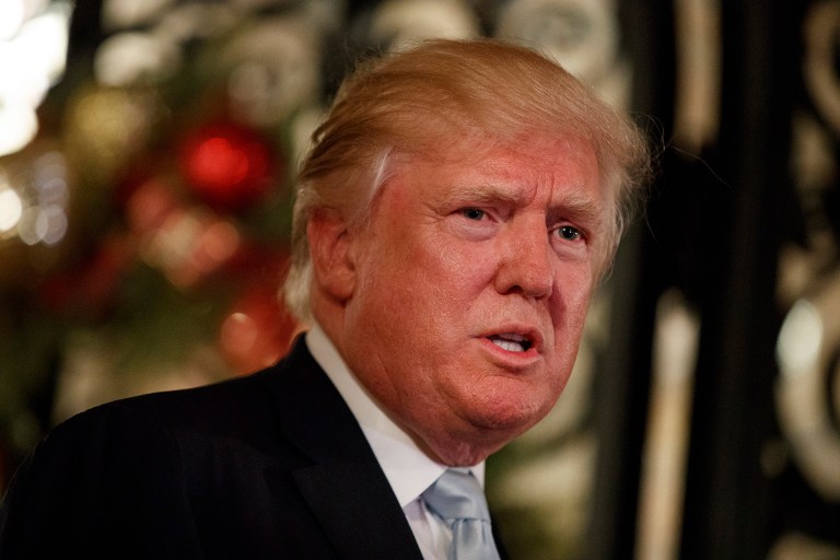 Top congressional Democrats did not hesitate Wednesday to criticize President-elect Trump's choice to head the Securities and Exchange Commission. (AP Photo/Evan Vucci)