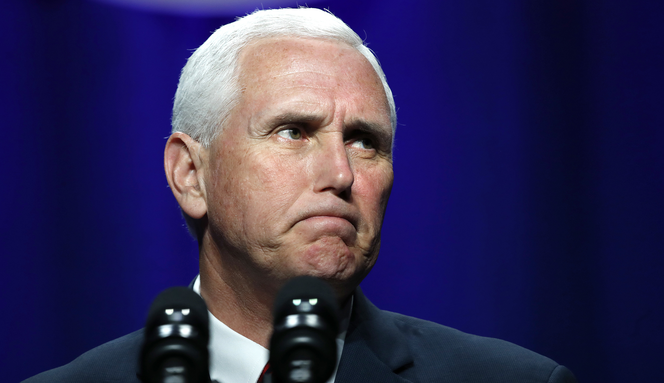 Mike Pence ducks and covers after Donald Trump Jr.’s bombshell