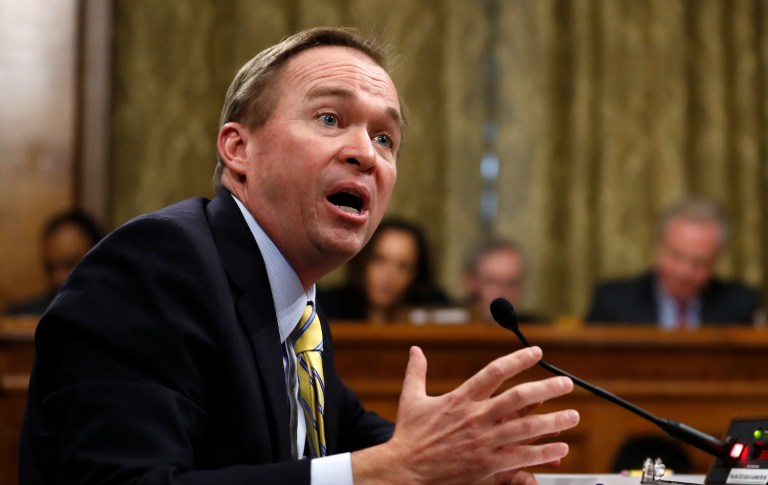 Mulvaney's nomination cleared not one but two committees and he overcame a potential filibuster. (AP Photo/Carolyn Kaster)