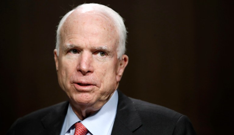 McCain knows there is no bipartisan solution to reform that meets his own standards. (AP Photo/Jacquelyn Martin)