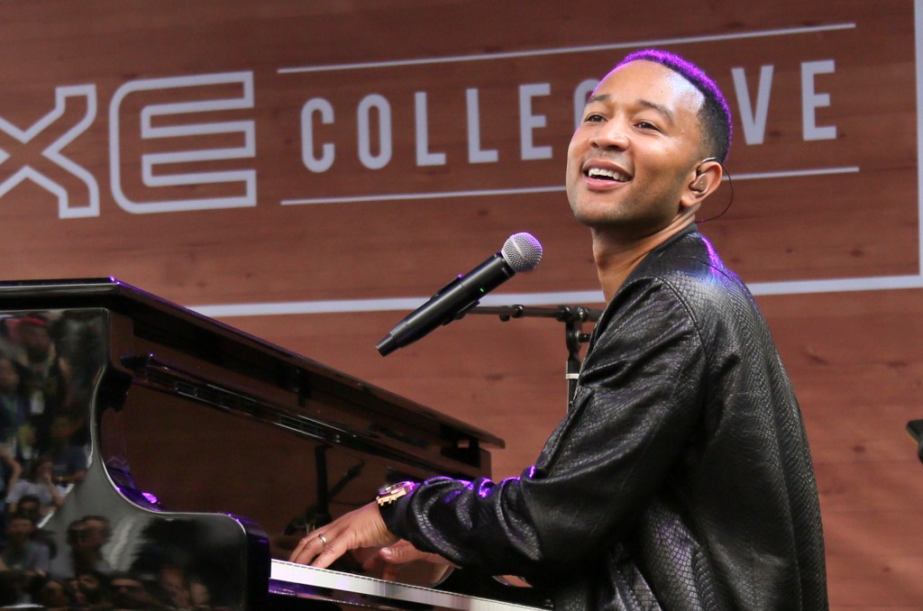 John Legend quotes Taylor Swift to avoid Melania controversy