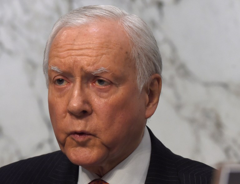 "Republicans in Congress have been working for months on policy solutions to ensure a workable transitional plan is ready when the Court comes down with their ruling," Orrin Hatch wrote. (AP Photo)Â 