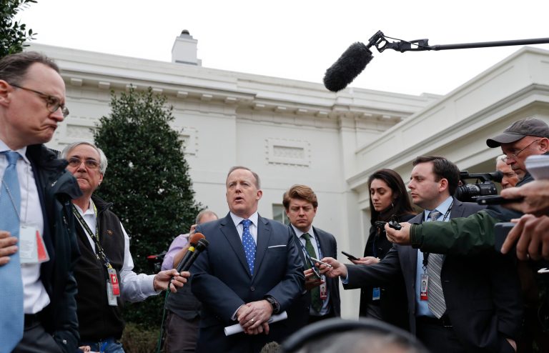 Press secretary Sean Spicer has executed the duties that normally fall to a communications director while also serving as the administration's top spokesman, a dual role that had reportedly become very demanding. (AP Photo/Pablo Martinez Monsivais)