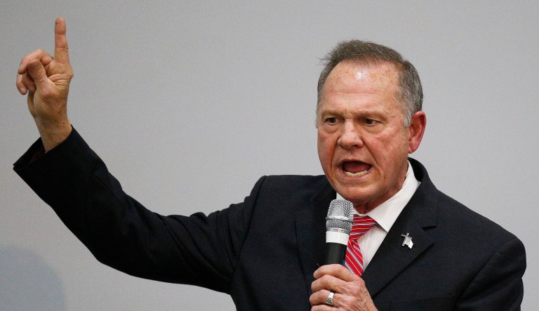 U.S. Senate candidate Roy Moore tweeted on Wednesday, 