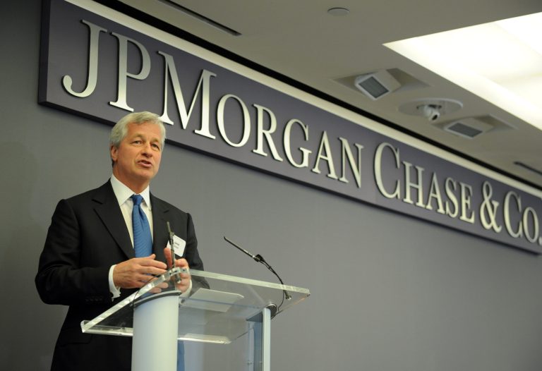 Megabank's chief said the financial system is safer now and said 