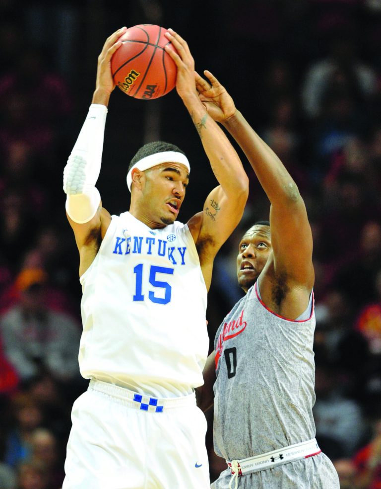 Jason Szenes/Getty Images
Freshman Charles Mitchell is averaging 3.0 points and 9.5 rebounds in his first two games despite limited minutes for Maryland.