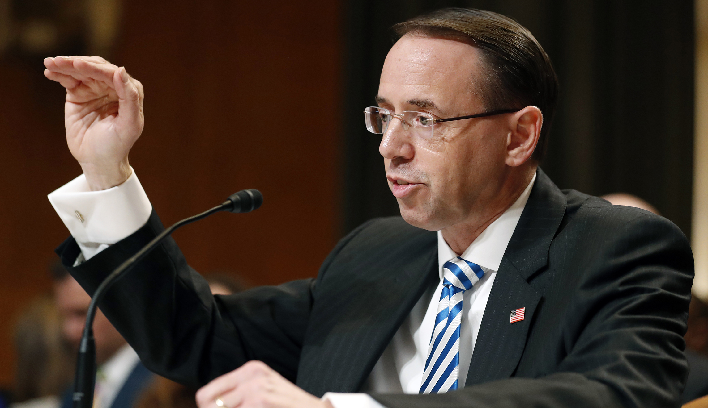 Rod Rosenstein declines to answer questions about Jeff Sessions’ recusal