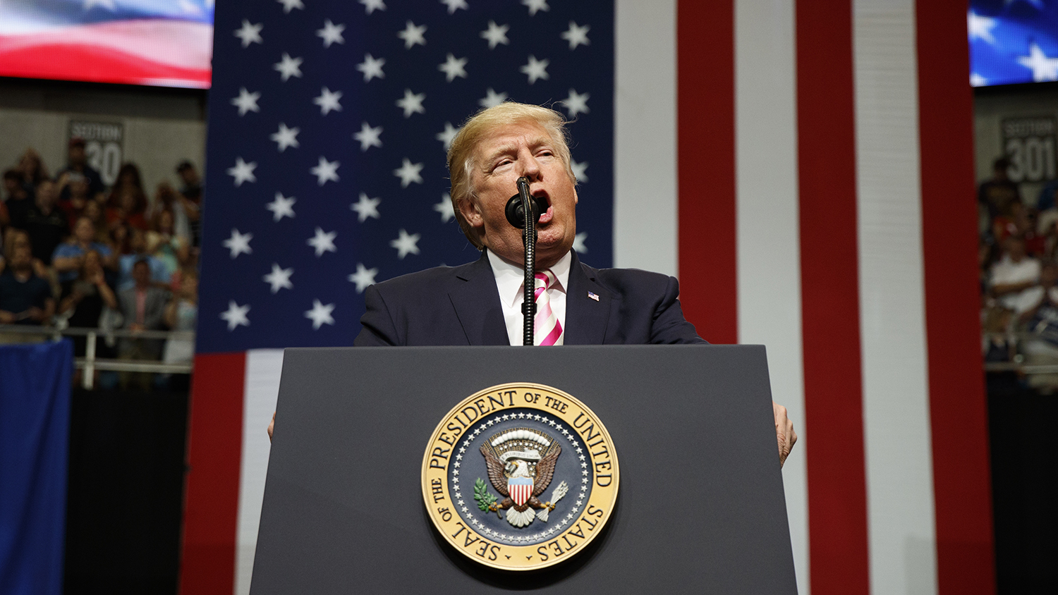 Trump echoes Tom Cotton as immigration position questions mount