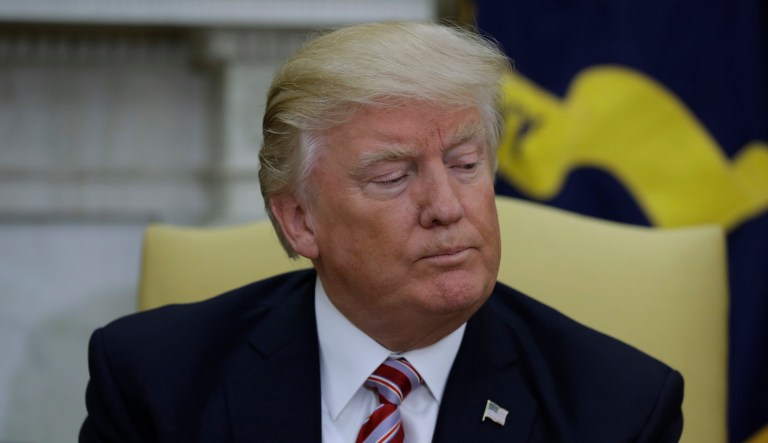 Trump has faced backlash this week for his responses to Gold Star families, families who have lost loved ones while serving in the military. (AP Photo/Evan Vucci)