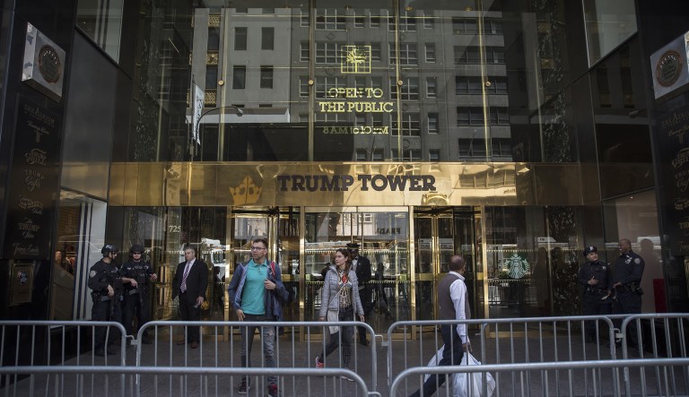The Secret Service stopped an armed man who tried to enter Trump Tower on Thursday to see first daughter Ivanka Trump. (Victor J. Blue/Bloomberg)