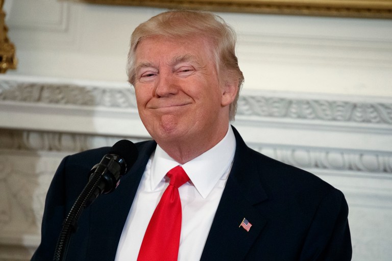 President Trump praised the Republican healthcare bill released Monday evening as 