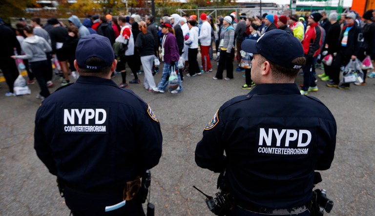 More than 51,000 runners are expected to take part in Sunday's marathon and 2.5 million onlookers are expected along the route. (AP Photo/Jason DeCrow, File)