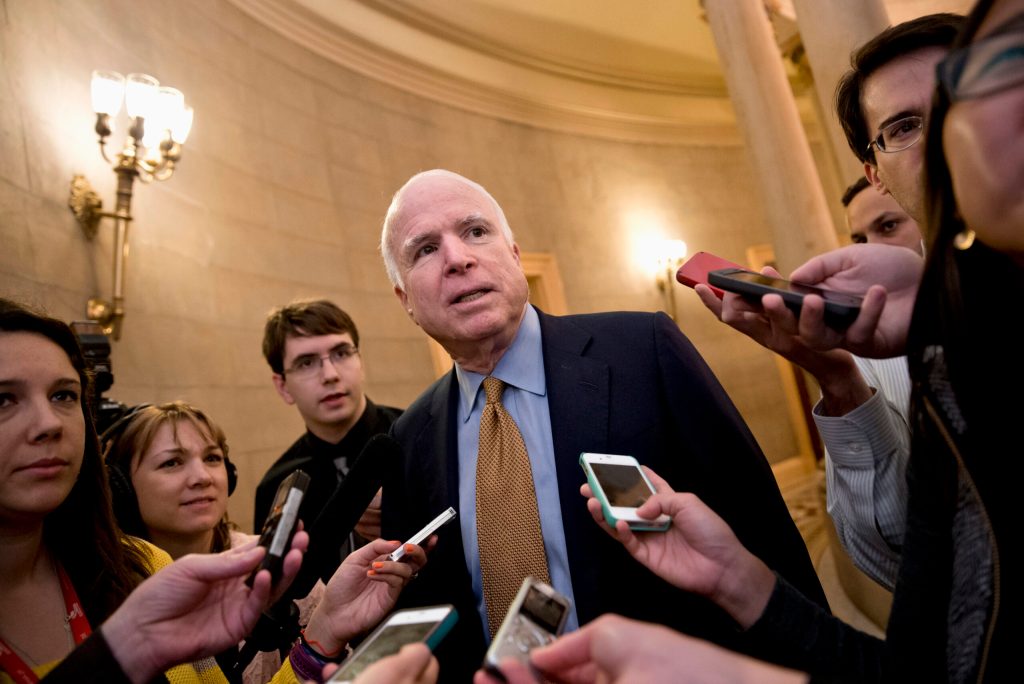 John McCain says Joe Biden in ‘witness protection program’