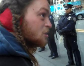 Racial Epithets Directed at NYPD at Occupy Wall Street