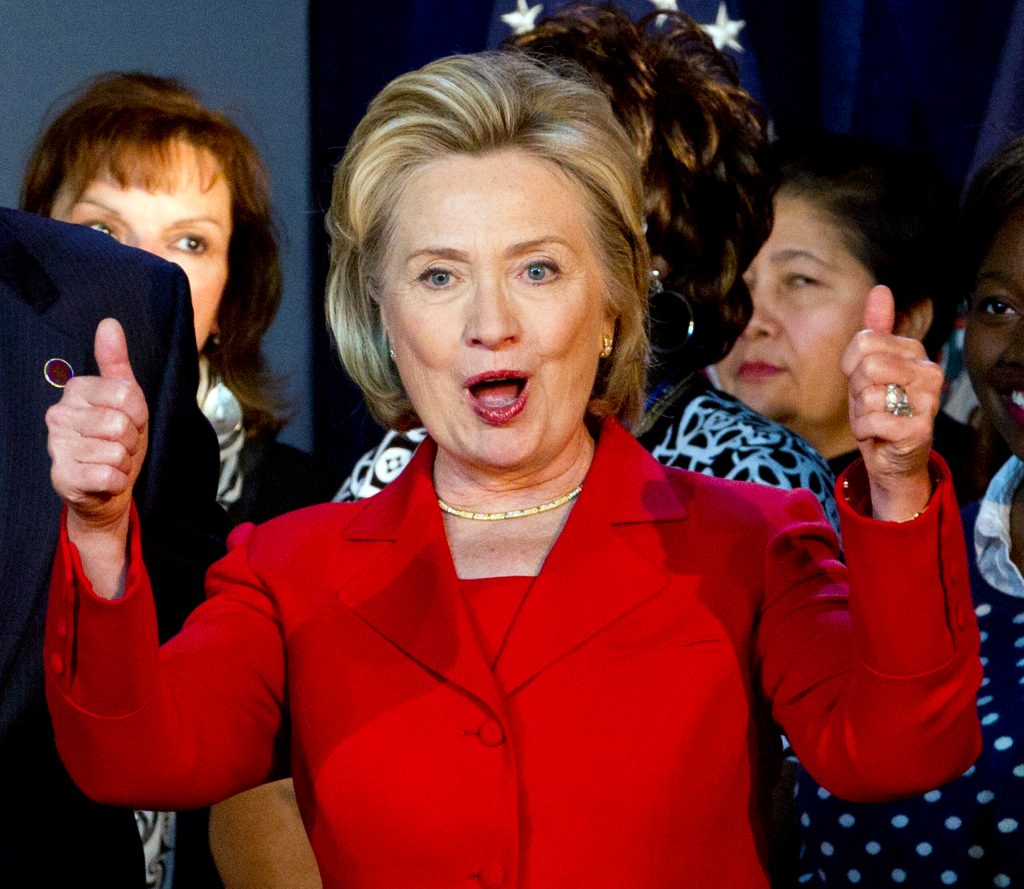 Hillary Clinton speaking at University at Buffalo