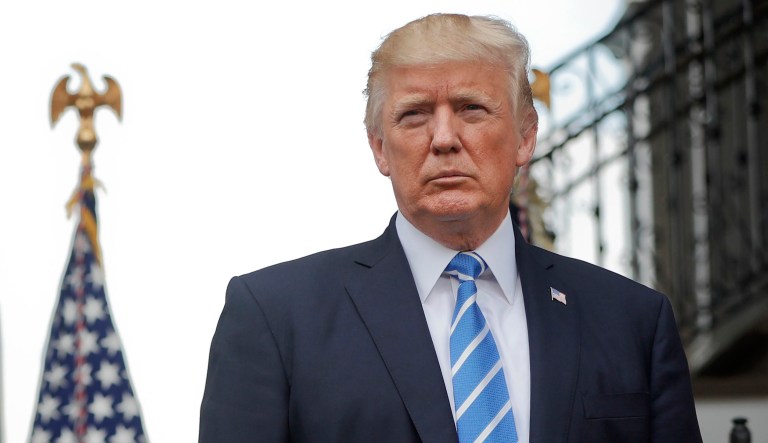 President Trump hammered the media on Wednesday for failing to credit him for economic growth. 