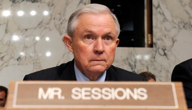 The Justice Department has one month to make public a page of Attorney General Jeff Sessions' security clearance form on which he was supposed to list contacts he had with Russian officials, a U.S. District Court judge said (AP Photo/Susan Walsh, File)