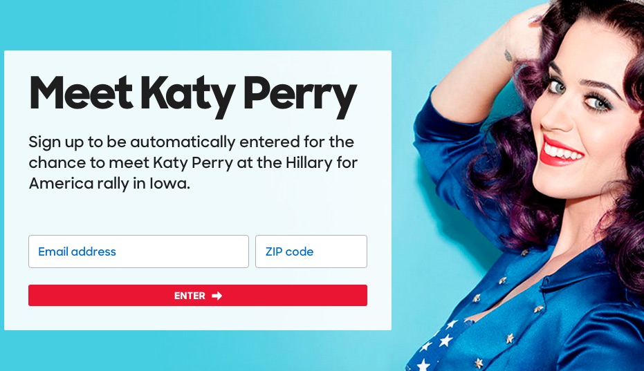 Roar: Katy Perry endorses Hillary — and her pant suits