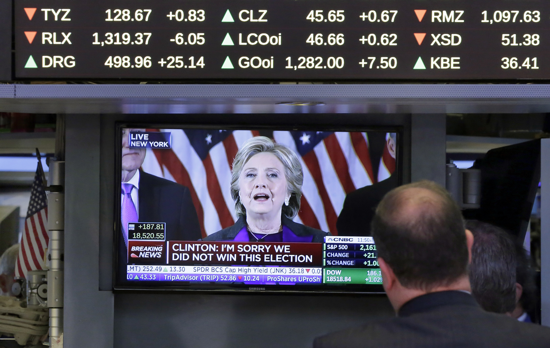Clinton booed by Wall Street traders on Wednesday: ‘Lock her up’