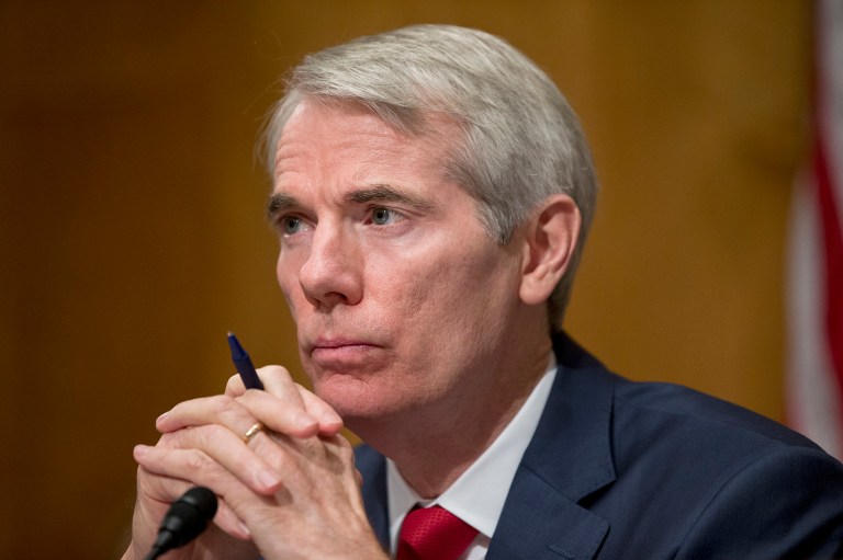 Sen. Rob Portman will introduce a bill intended to help postal workers catch fentanyl mailed into the U.S. (AP Photo/Alex Brandon, File)