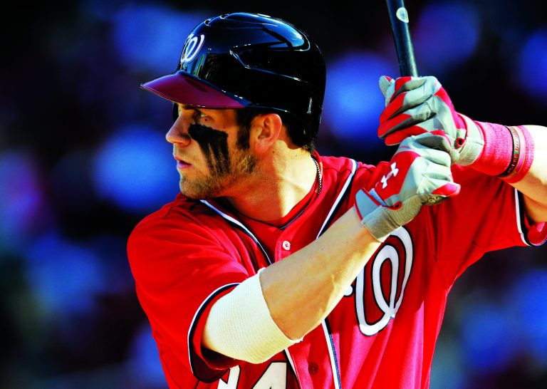 The Washington Nationals' Bryce Harper has high expectations for his sophomore season. (AP Photo/Jeff Roberson)