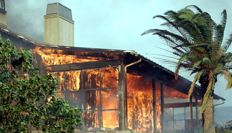 President Trump delivered a message to those living in Northern California who have been affected by wildfires, saying the American people 