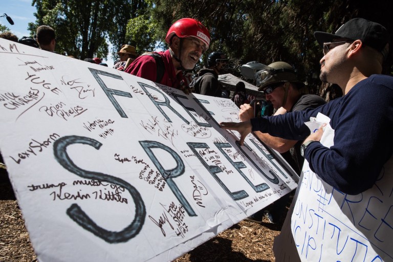 The Justice Department Stands Up for Free Speech