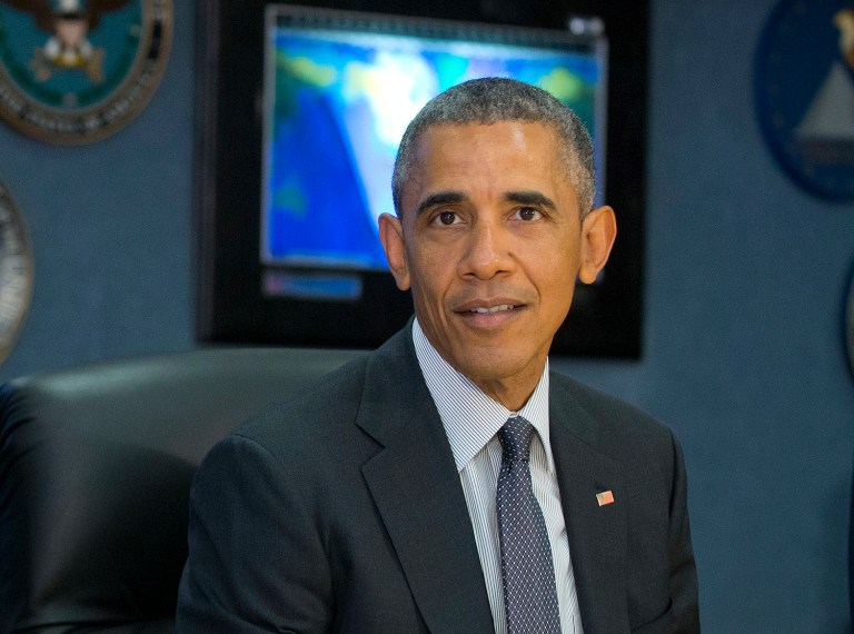 President Obama stands by his earlier statement that Hillary Clinton didn't do anything to jeopardize national security by using a private server for all of her work email when she ran the State Department, White House spokesman said. (AP Photo/Pablo Martinez Monsivais)