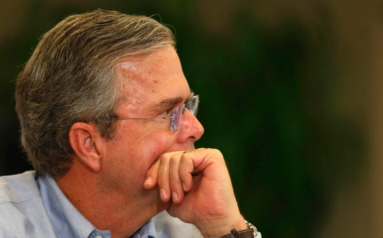 Republican presidential candidate, former Florida Gov. Jeb Bush prefersÂ to emphasize that he is his own man. (AP Photo/Jim Cole)