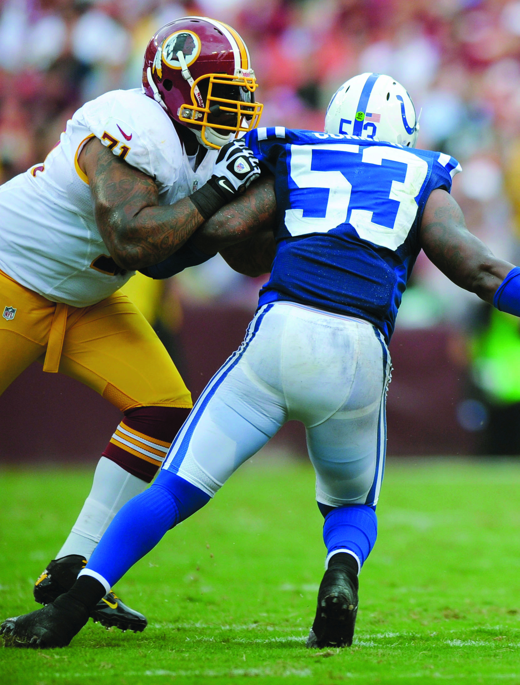 Redskins’ Williams plays through the pain