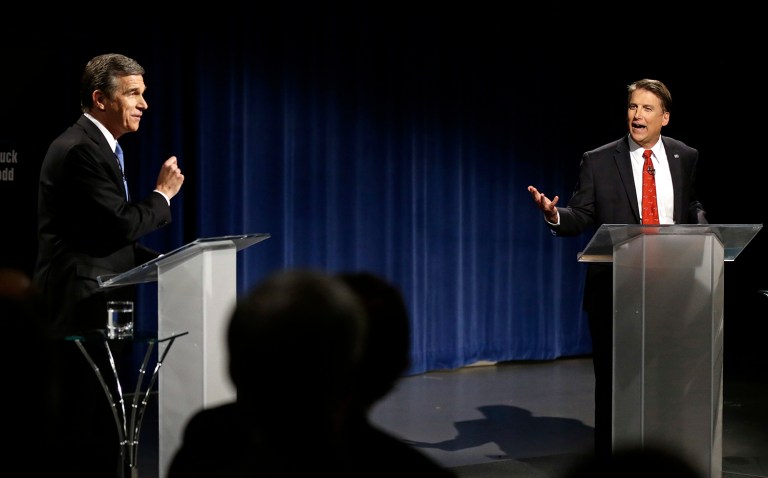 The gubernatorial race between Pat McCrory and his Democratic challenger, Attorney General Roy Cooper, is still undecided two weeks after Election Day. (AP Photo)