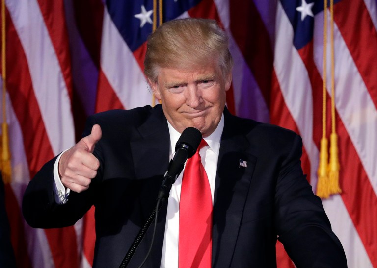 Perhaps the shock of winning and actually having to govern has given President-elect Trump a surprising new attitude: Let bygones be bygones. (AP Photo/John Locher)
