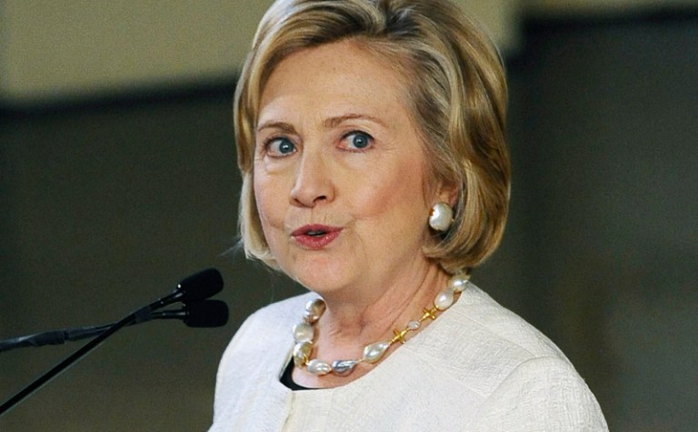 Clinton decried the 