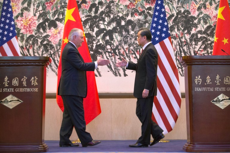 Tillerson said the two engaged in an 
