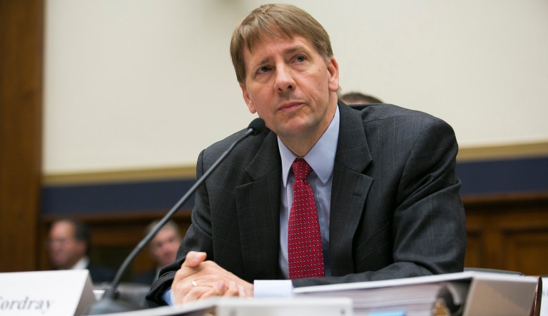 Today, CFPB is headed by a single director, Obama appointee Richard Cordray. Banks regulated by the bureau have chafed at Cordray's power to supervise them and write rules unilaterally. (Graeme Jennings/Washington Examiner)