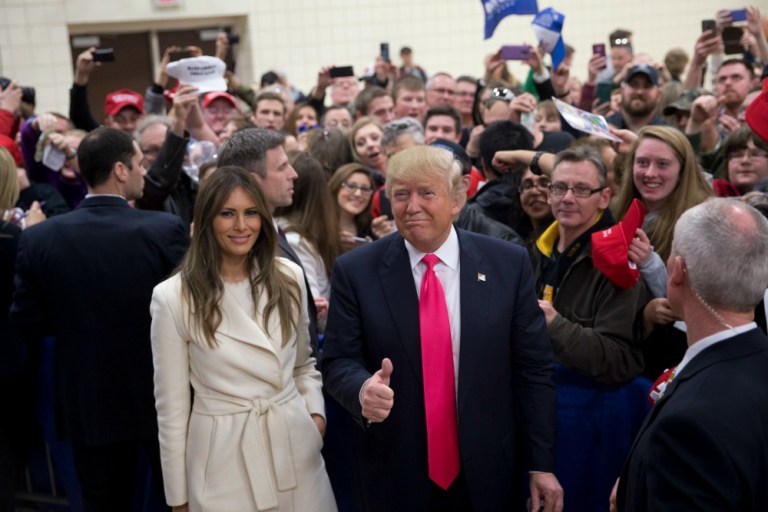 Donald Trump leads Ted Cruz, 30-12 percent. Marco Rubio comes in third place in this poll, at 11 percent. John Kasich is fourth, at 9 percent. Chris Christie and Jeb Bush are at 8 and 6 respectively. (AP Photo)