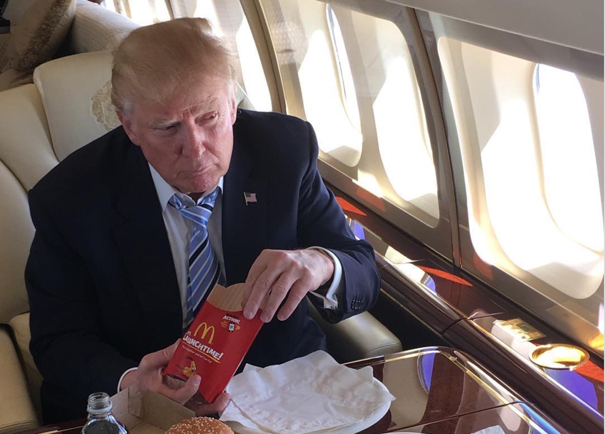 Trump the ‘Hamburglar,’ even at Mar-a-Lago 