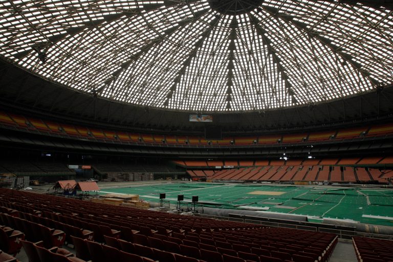 FILE- In this May 21, 2012 file photo, the Astrodome sits gathering dust and items for storage in Houston. (AP File)